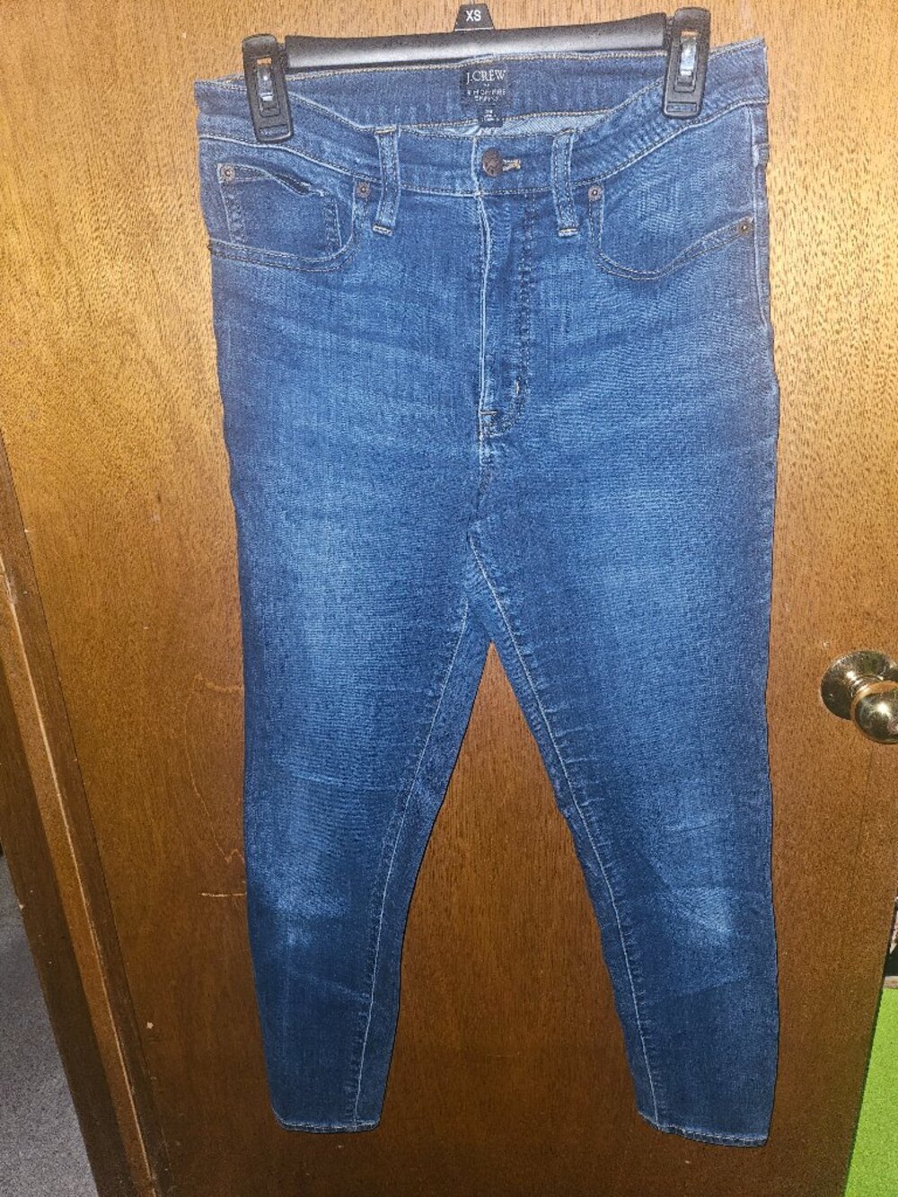 J.Crew 9" High-Rise Skinny Dark Wash Jeans Size 29